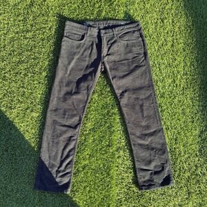 Rodd And Gunn Men's Size 36x29 Black Gray Trouser Pants Straight Fit